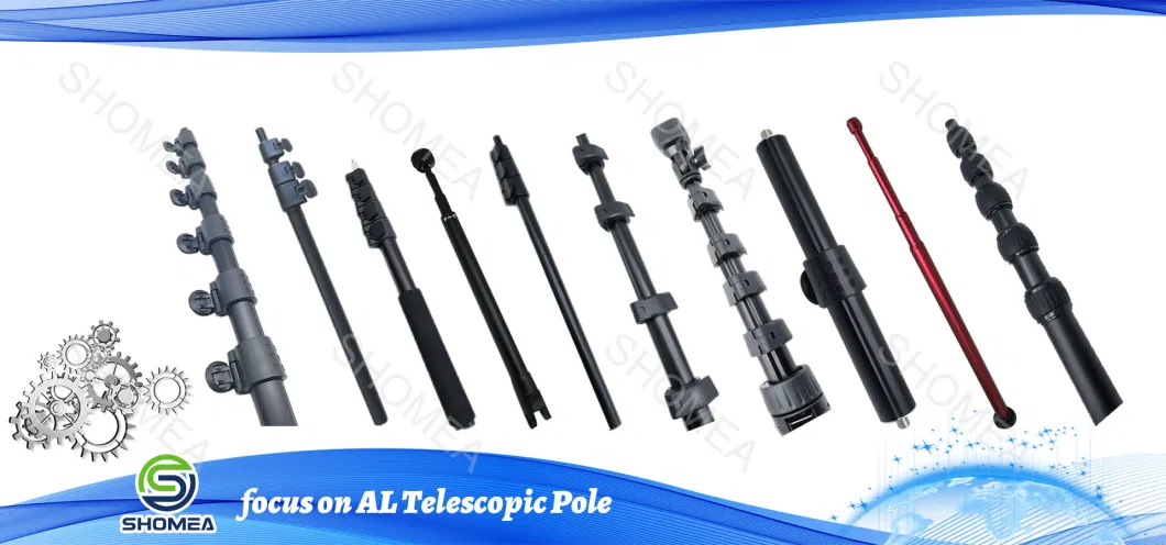 10m Heavy Duty Aluminum Telescopic Pole for Window Cleaning Tools