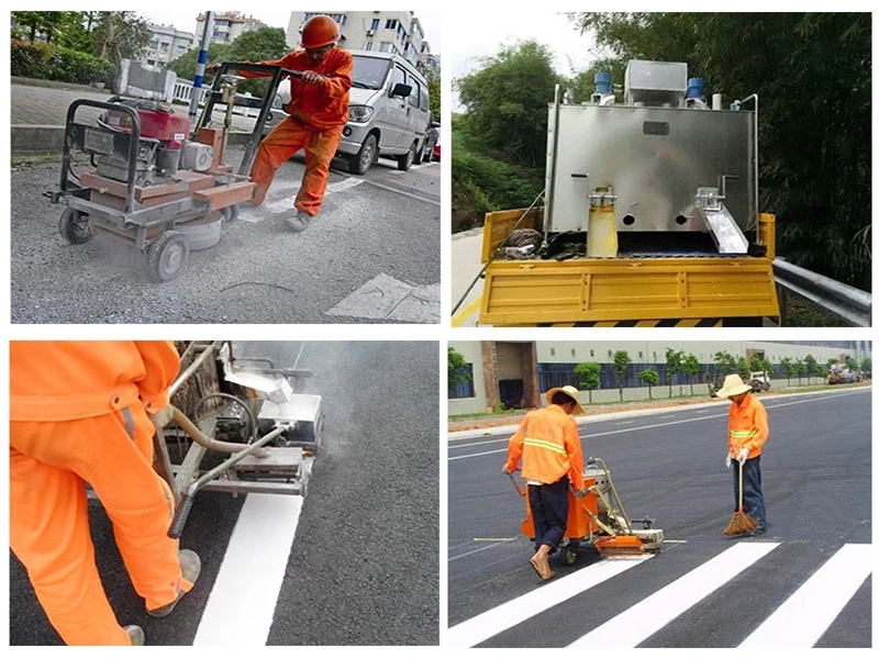 (EG-380) Hand-Push Manual Paint Road Marking Machine