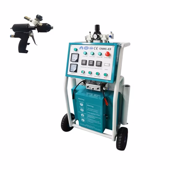 CE E3 공압 스프레이 PU 폼 사출 성형 기계 스프레이어 장비